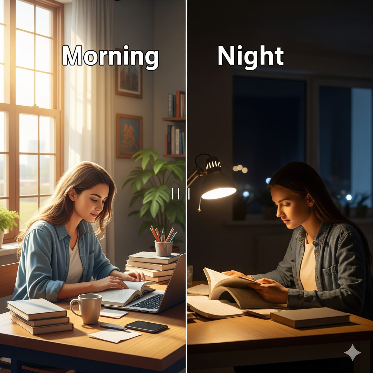 Morning Study vs. Night Study: Which is Better for Memory