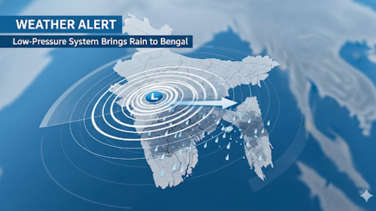 Bengal weather low pressure rain forecast