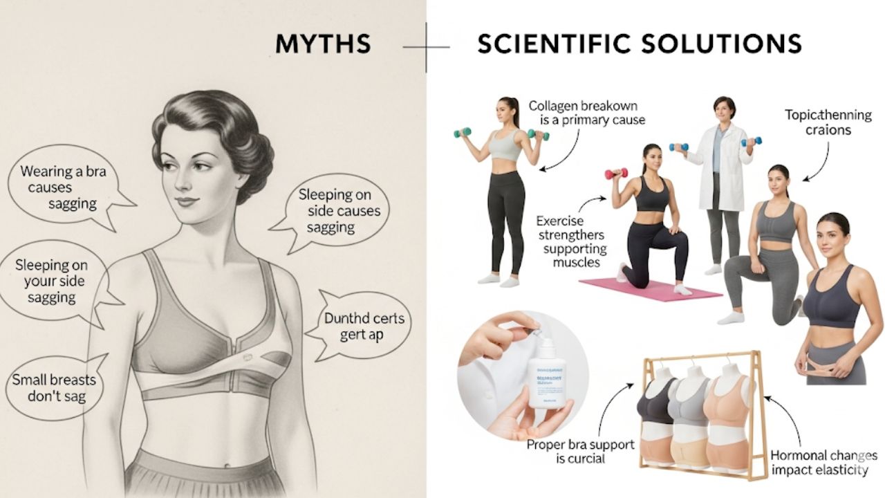 Breast Sagging Causes Myths and Scientific Solutions