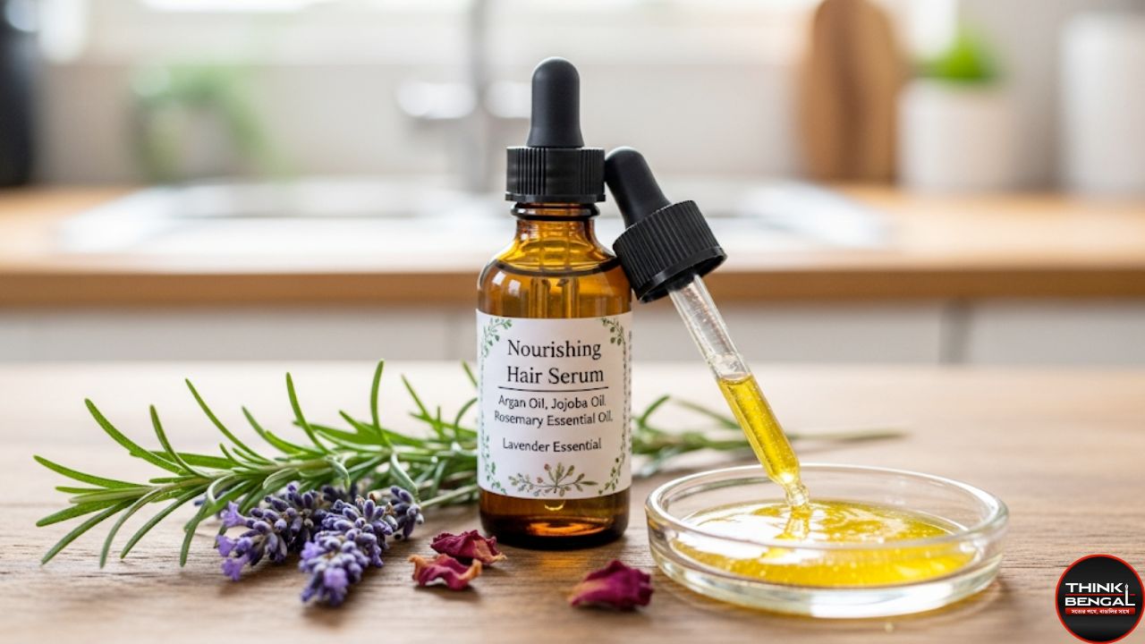 Homemade Hair Serum making Process