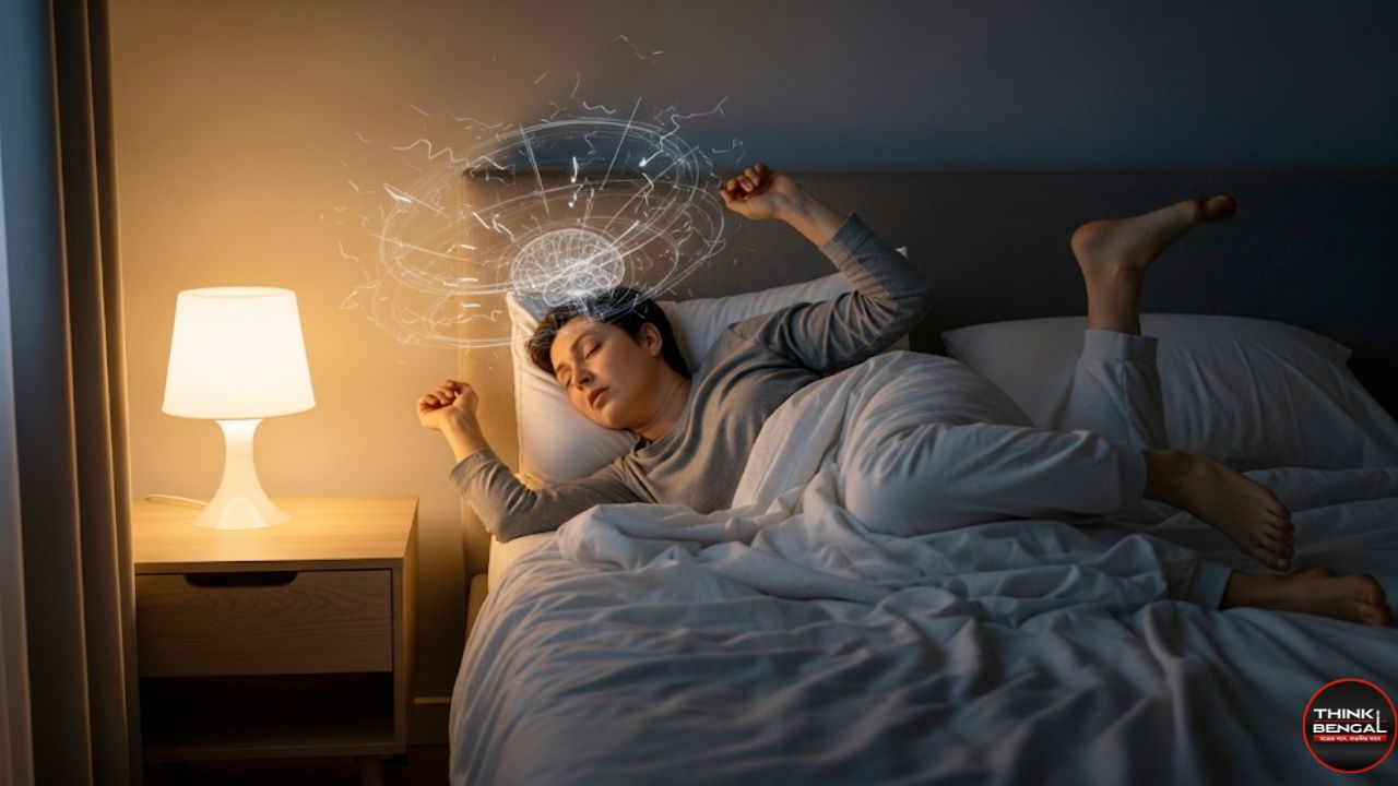 Why does body suddenly jerk during sleep