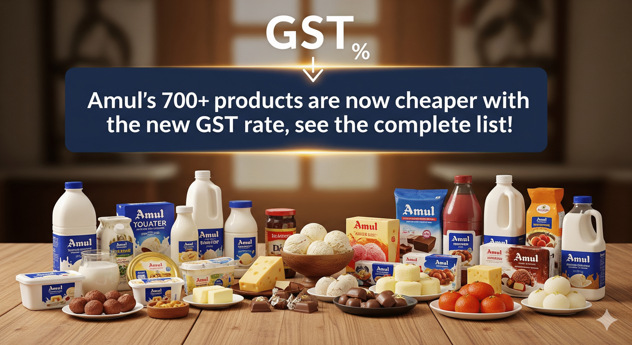 নতুন GST হারে আমূলের ৭০০+ পণ্য এখন সস্তা, দেখুন সম্পূর্ণ তালিকা!