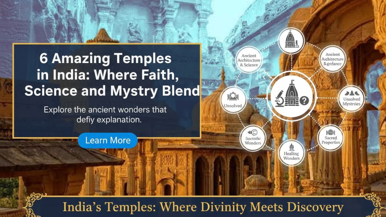 ভারতের ৬টি বিস্ময়কর মন্দির: যেখানে বিশ্বাস, বিজ্ঞান ও রহস্য একাকার