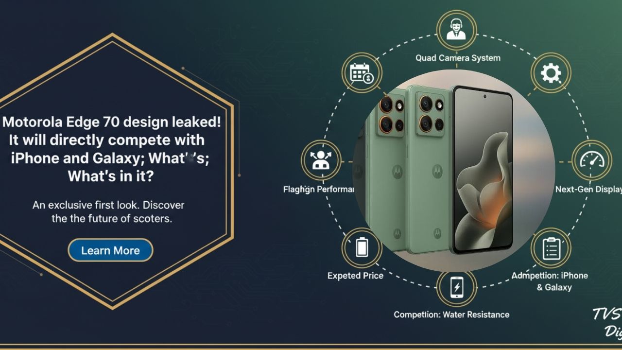 Motorola Edge 70 ডিজাইন ফাঁস! iPhone ও Galaxy-কে দেবে সরাসরি টক্কর; কী থাকছে এতে?