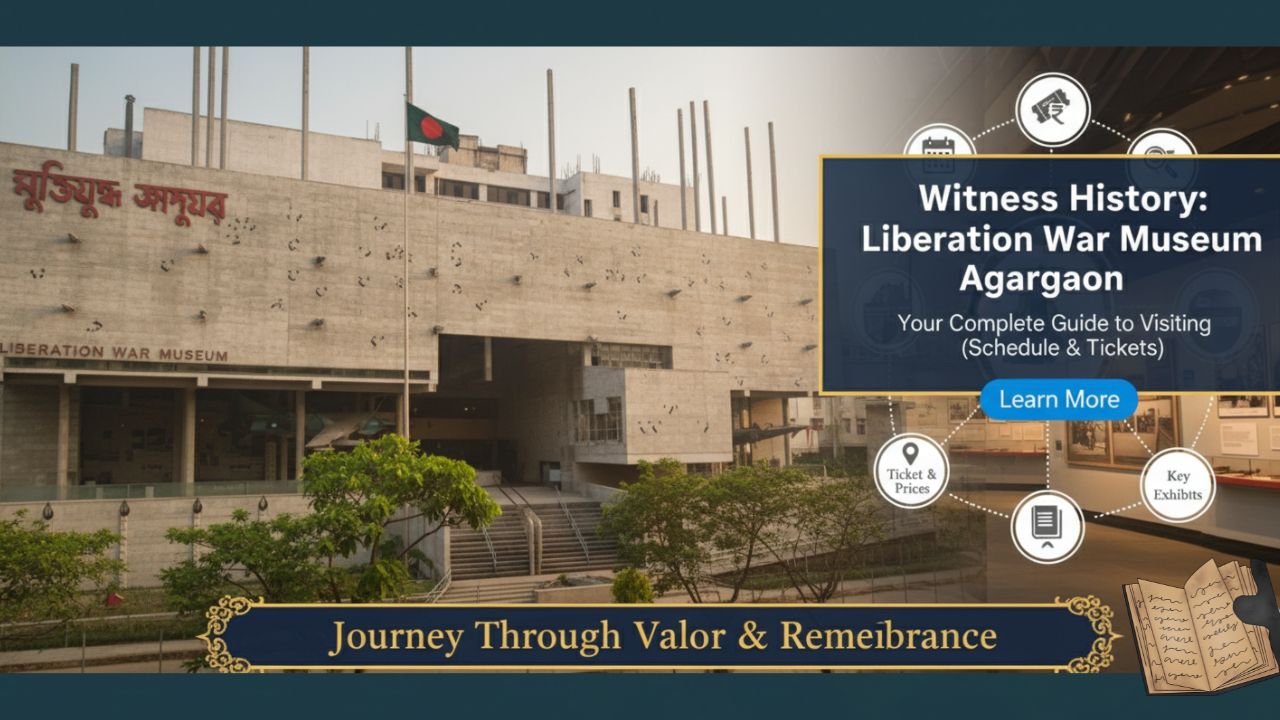 ইতিহাসের সাক্ষী হতে চান? মুক্তিযুদ্ধ জাদুঘর আগারগাঁও পরিদর্শনের সম্পূর্ণ গাইড (সময়সূচি ও টিকেট মূল্যসহ)