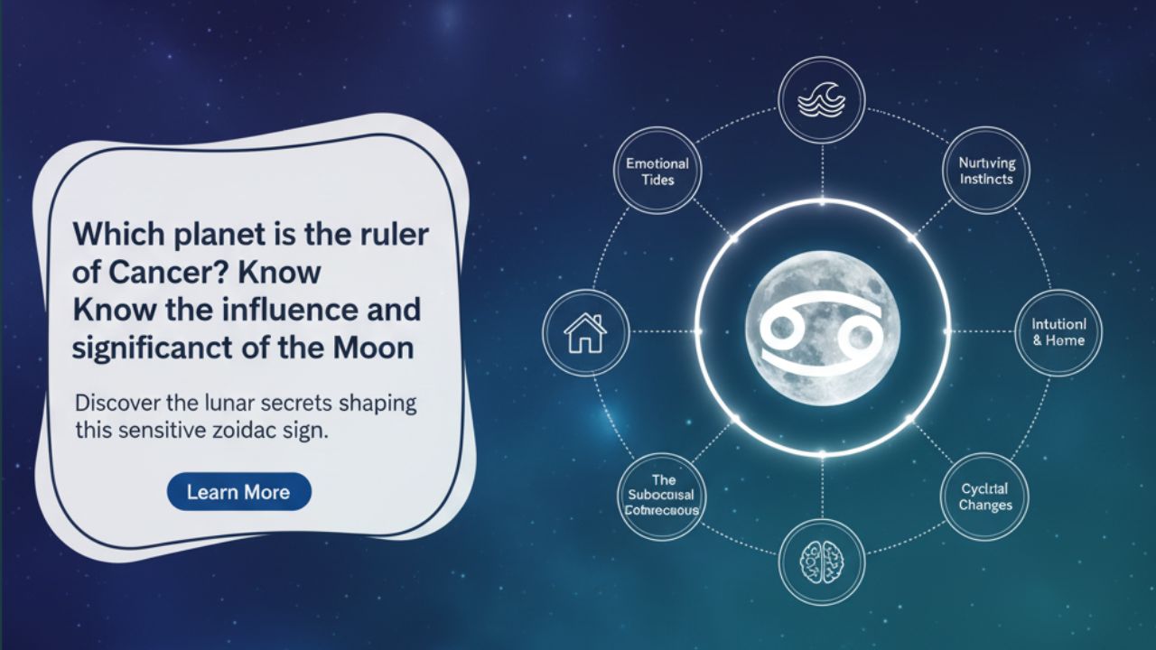 কর্কট রাশির অধিপতি গ্রহ কোনটি? জানুন চাঁদের প্রভাব ও তাৎপর্য