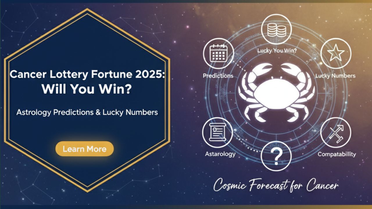 কর্কট রাশির লটারি ভাগ্য ২০২৫: আপনি কি জিতবেন? জ্যোতিষ পূর্বাভাস ও শুভ সংখ্যা
