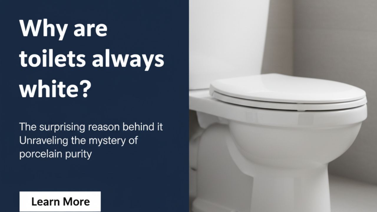 টয়লেট কেন সবসময় সাদা হয়? এর পেছনের অবাক করা কারণ