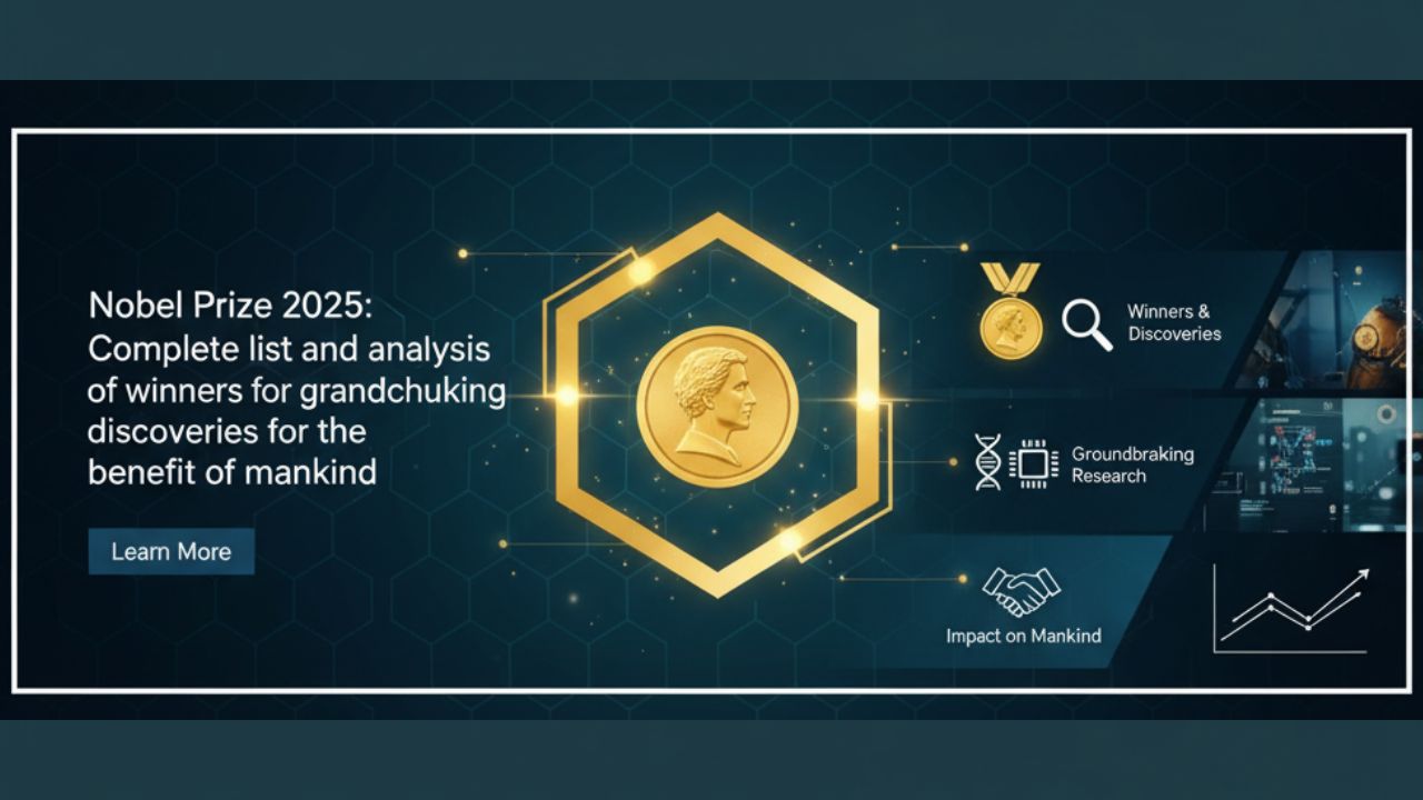 নোবেল পুরস্কার ২০২৫: মানবজাতির কল্যাণে যুগান্তকারী আবিষ্কারের জন্য বিজয়ীদের সম্পূর্ণ তালিকা ও বিশ্লেষণ