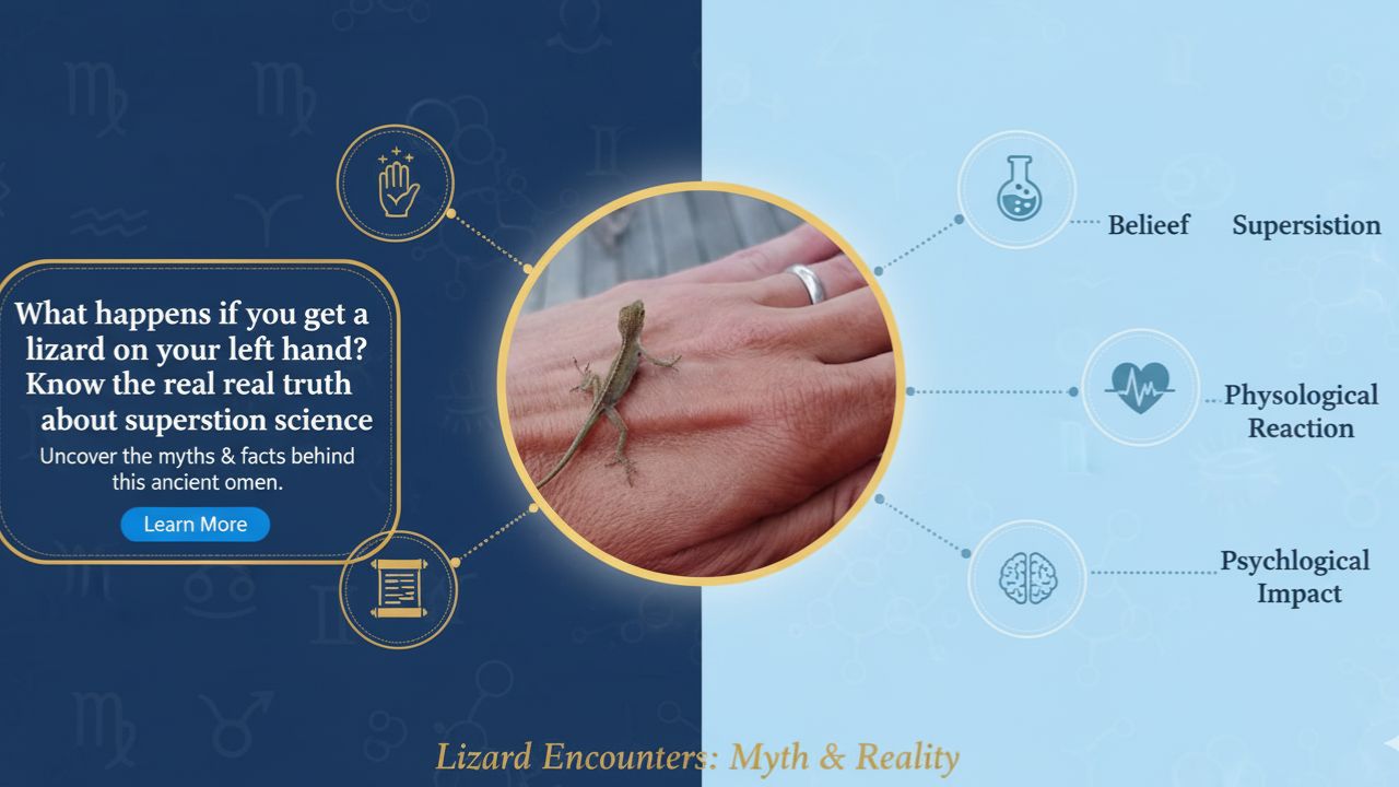 বাম হাতে টিকটিকি পড়লে কী হয়? জানুন কুসংস্কার ও বিজ্ঞানের আসল সত্যি