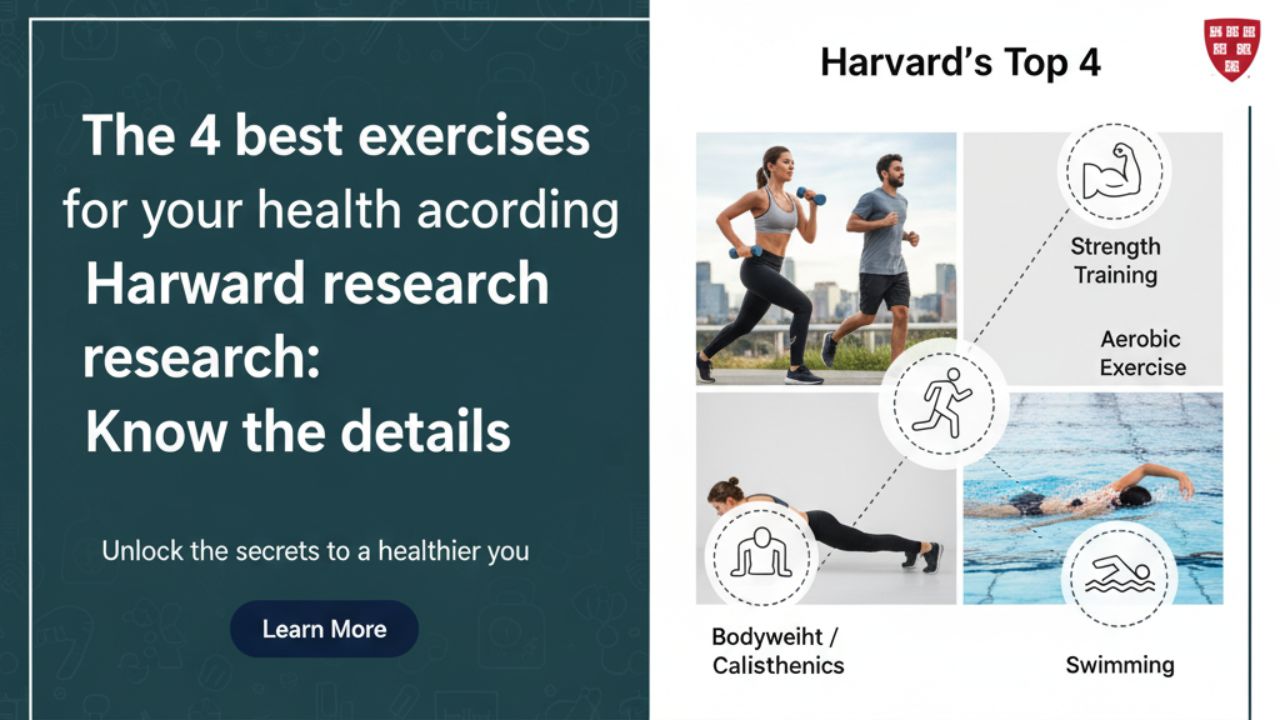 হার্ভার্ডের গবেষণা অনুযায়ী আপনার স্বাস্থ্যের জন্য সেরা ৪টি ব্যায়াম: জানুন বিস্তারিত