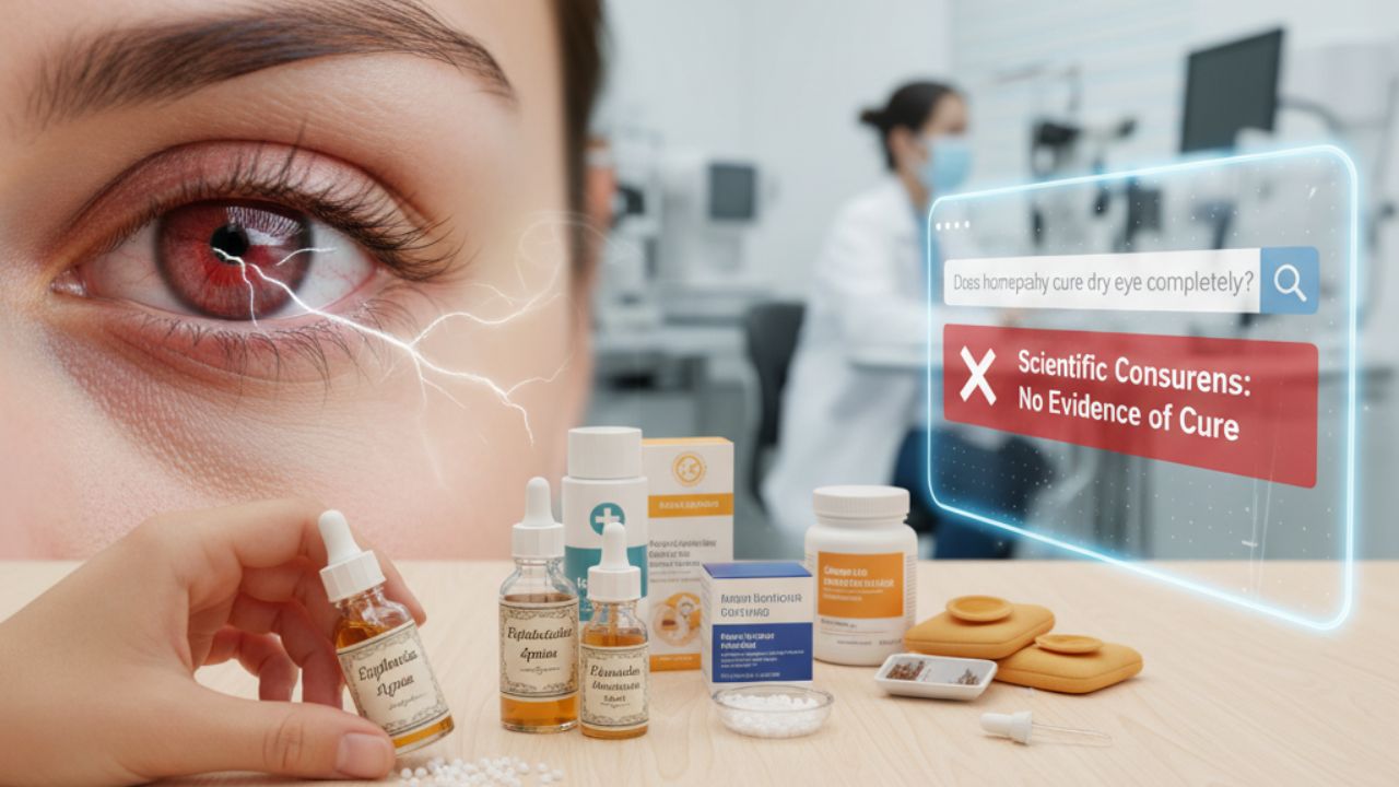 হোমিওপ্যাথি ওষুধে কী ড্রাই আই সম্পূর্ণ নিরাময় হয়?