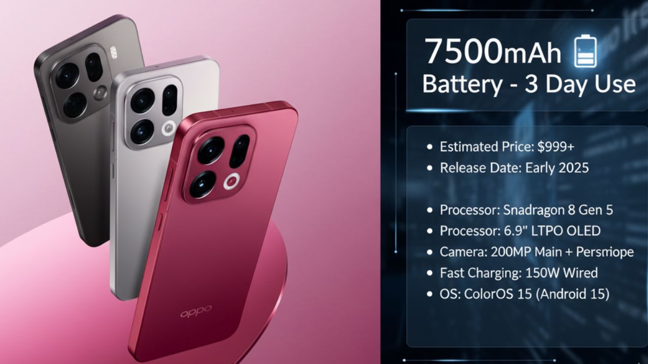 OPPO Find X9 Series Specs