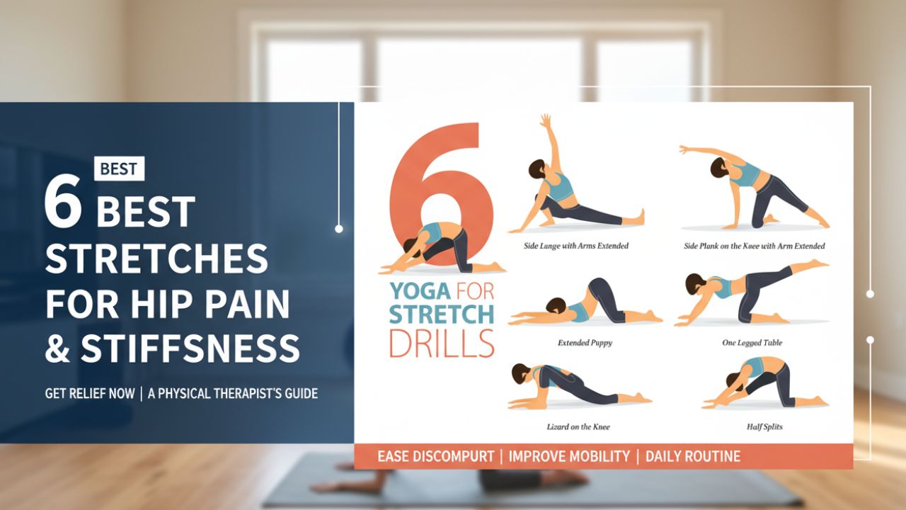 6 hip stretches for tightness and pain