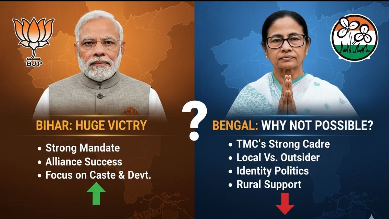 Bihar win Bengal failure reasons