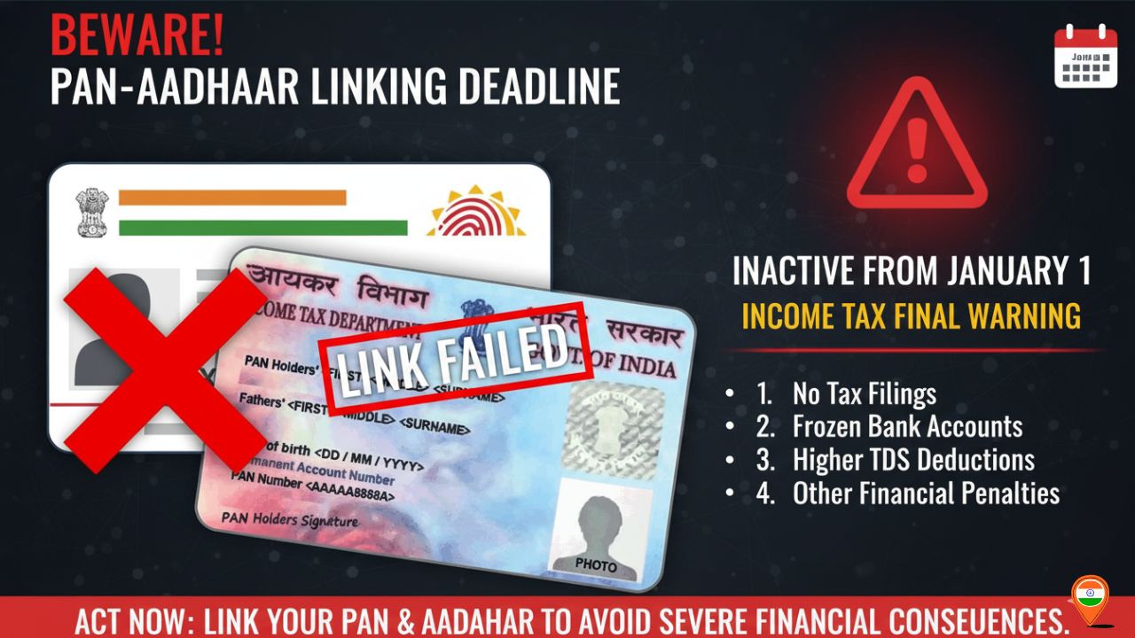 PAN Card inactive January 1