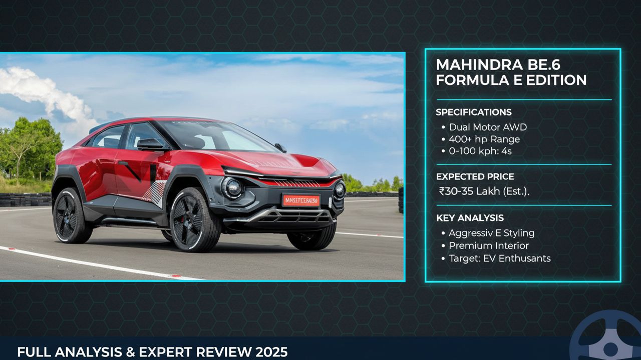 Mahindra BE.6 Formula E Edition Price in India