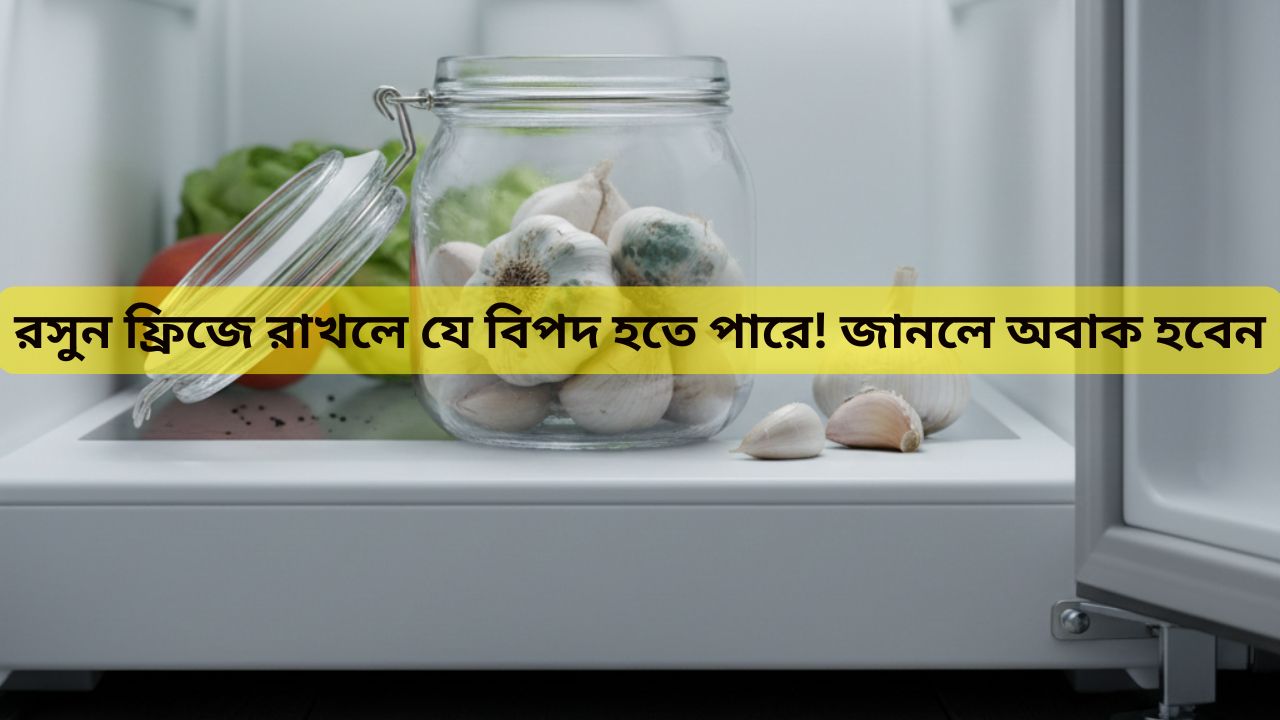 রসুন ফ্রিজে রাখলে যে বিপদ