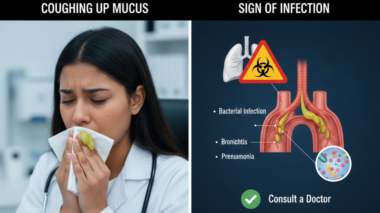 yellow phlegm bacterial infection