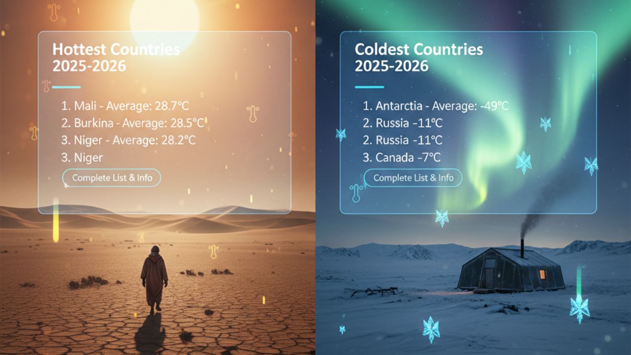 পৃথিবীর সবচেয়ে গরম দেশ কোনটি