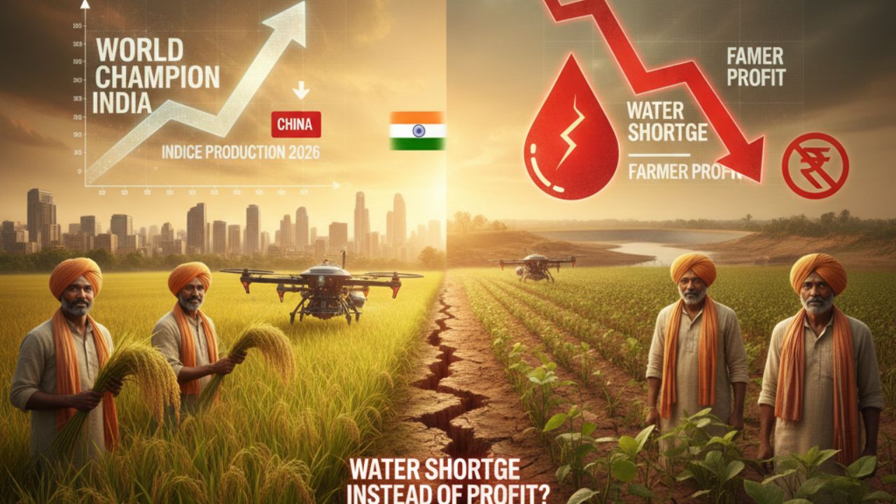 India Surpasses China Rice Production