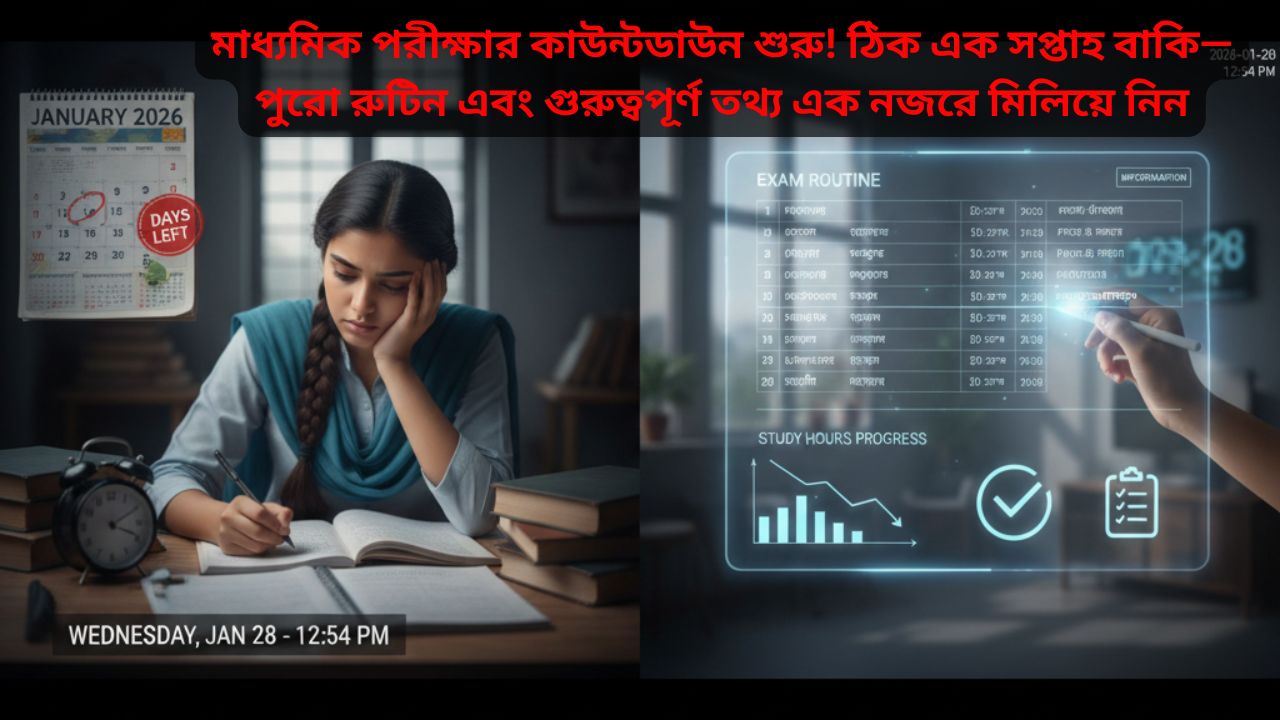 Madhyamik Exam 2026 Complete Routine