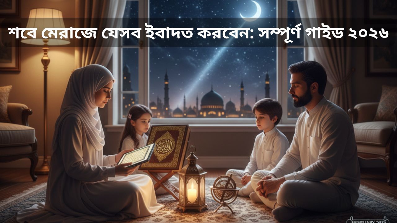 শবে মেরাজে যেসব ইবাদত করবেন
