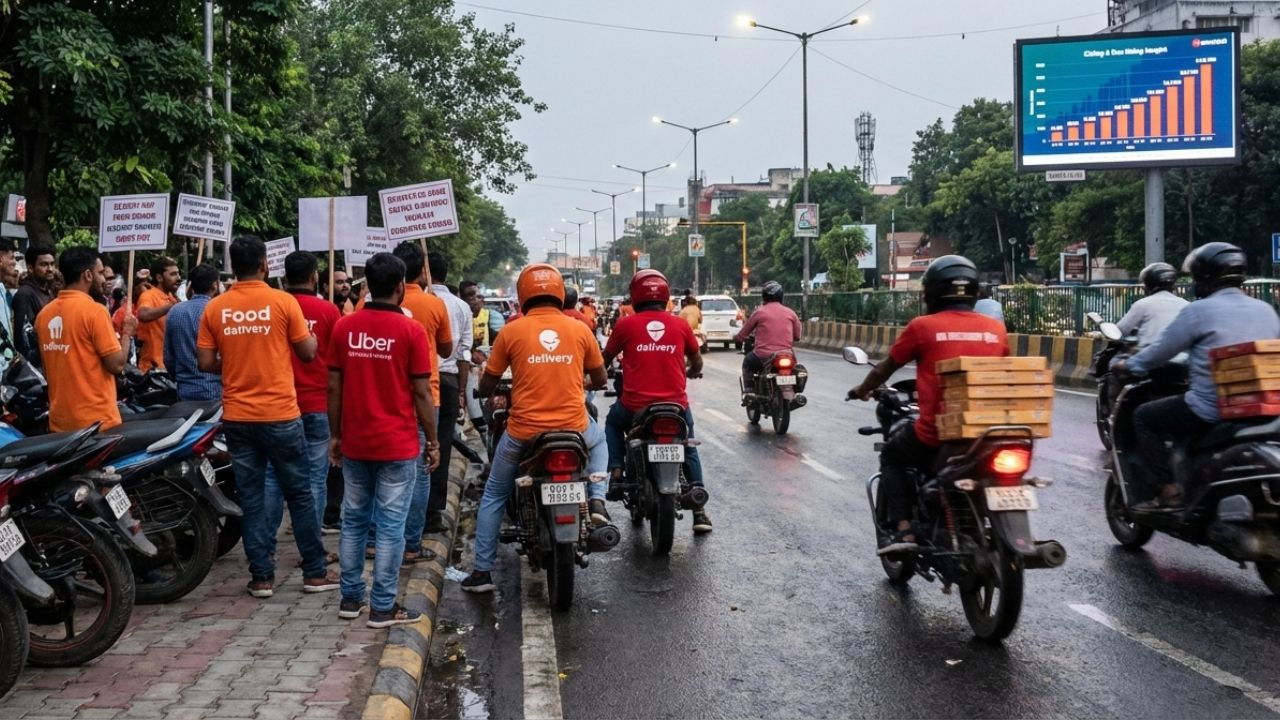 Swiggy Zomato workers strike