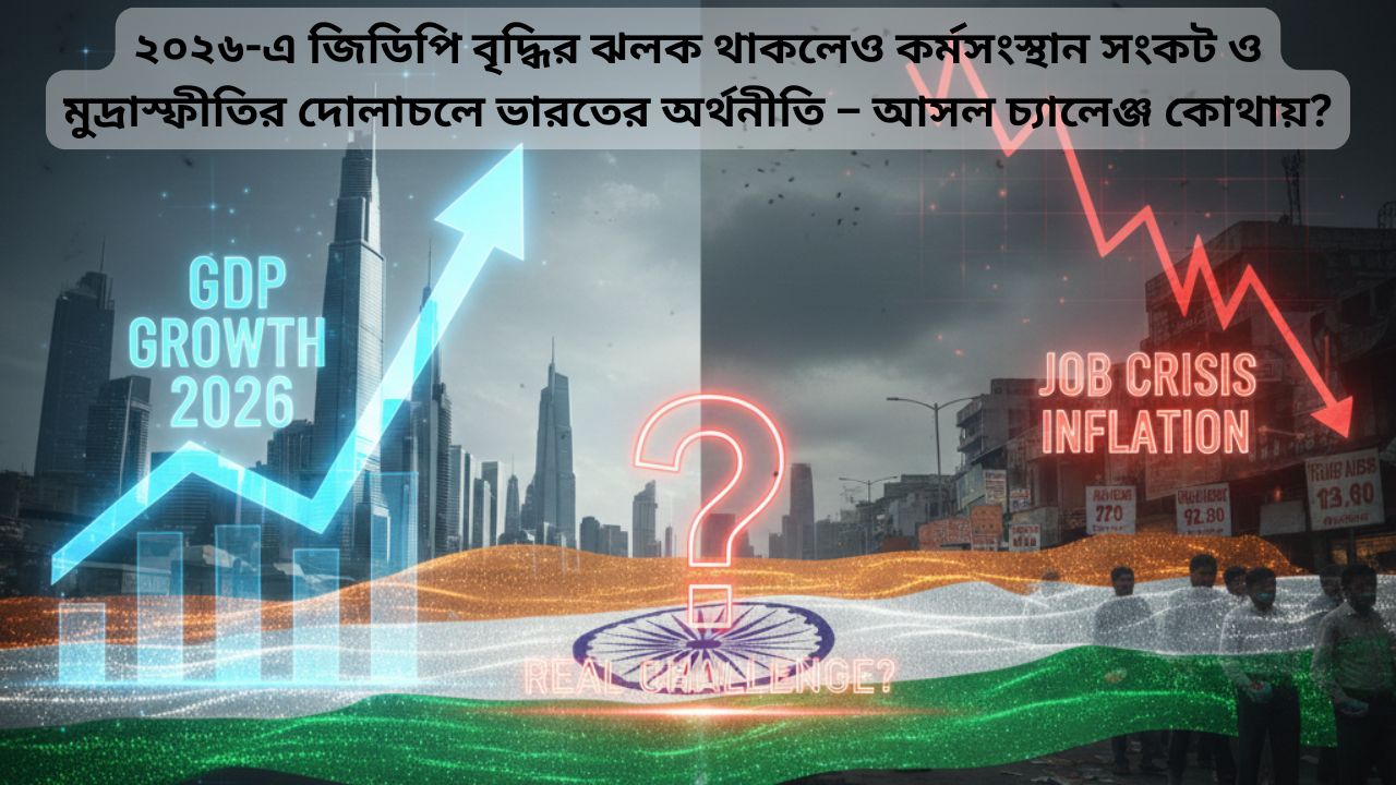 India's Economy 2026: GDP Growth vs Employment & Inflation Challenges