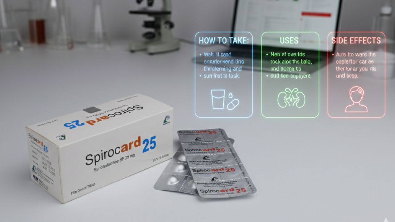 Spirocard 25 Tablet পার্শ্ব প্রতিক্রিয়া